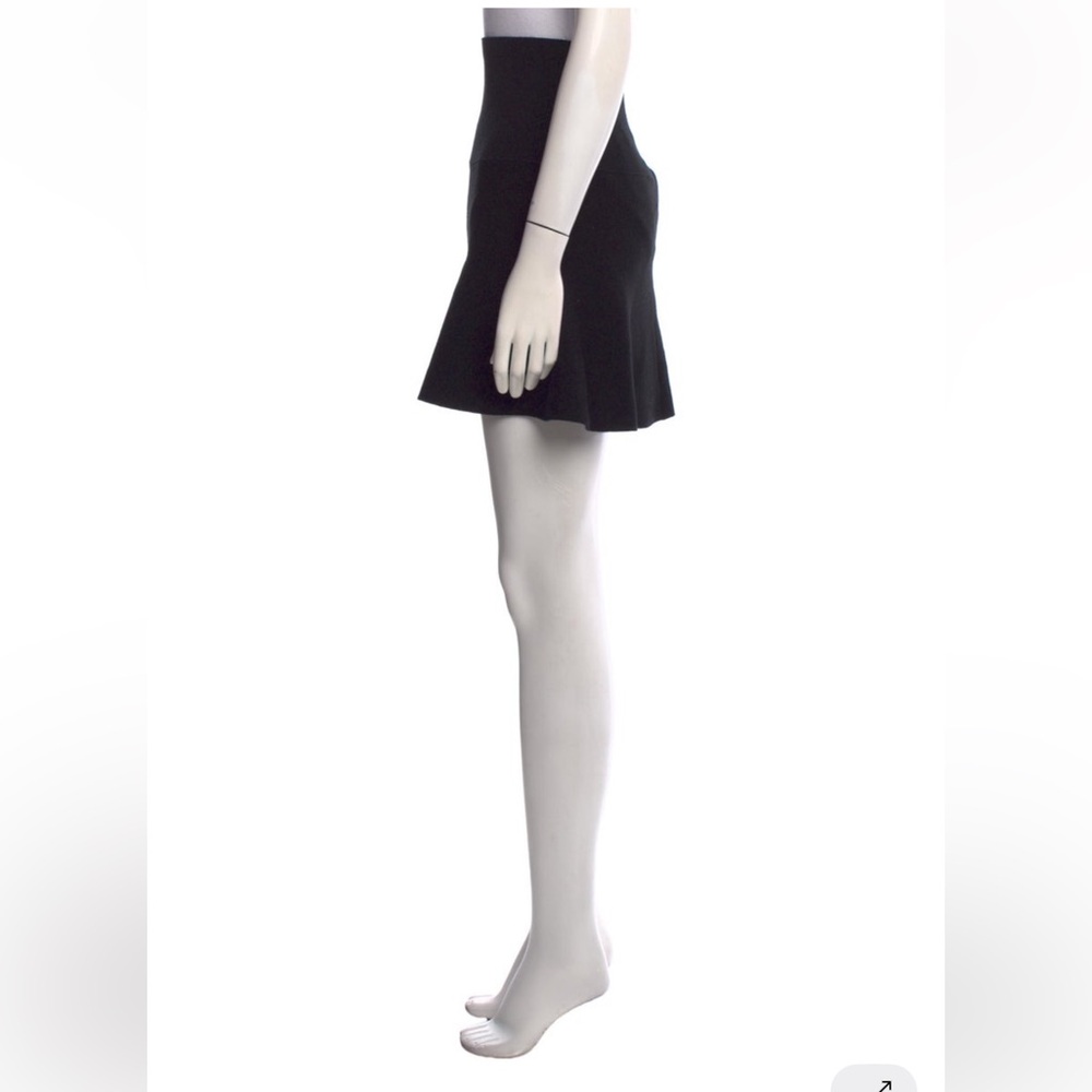 The Frankie Shop Pleated Accents Mini Skirt – Black – Size S - Picture 3 of 3